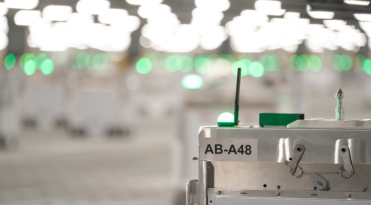 Ocado technology robot in ocado warehouse