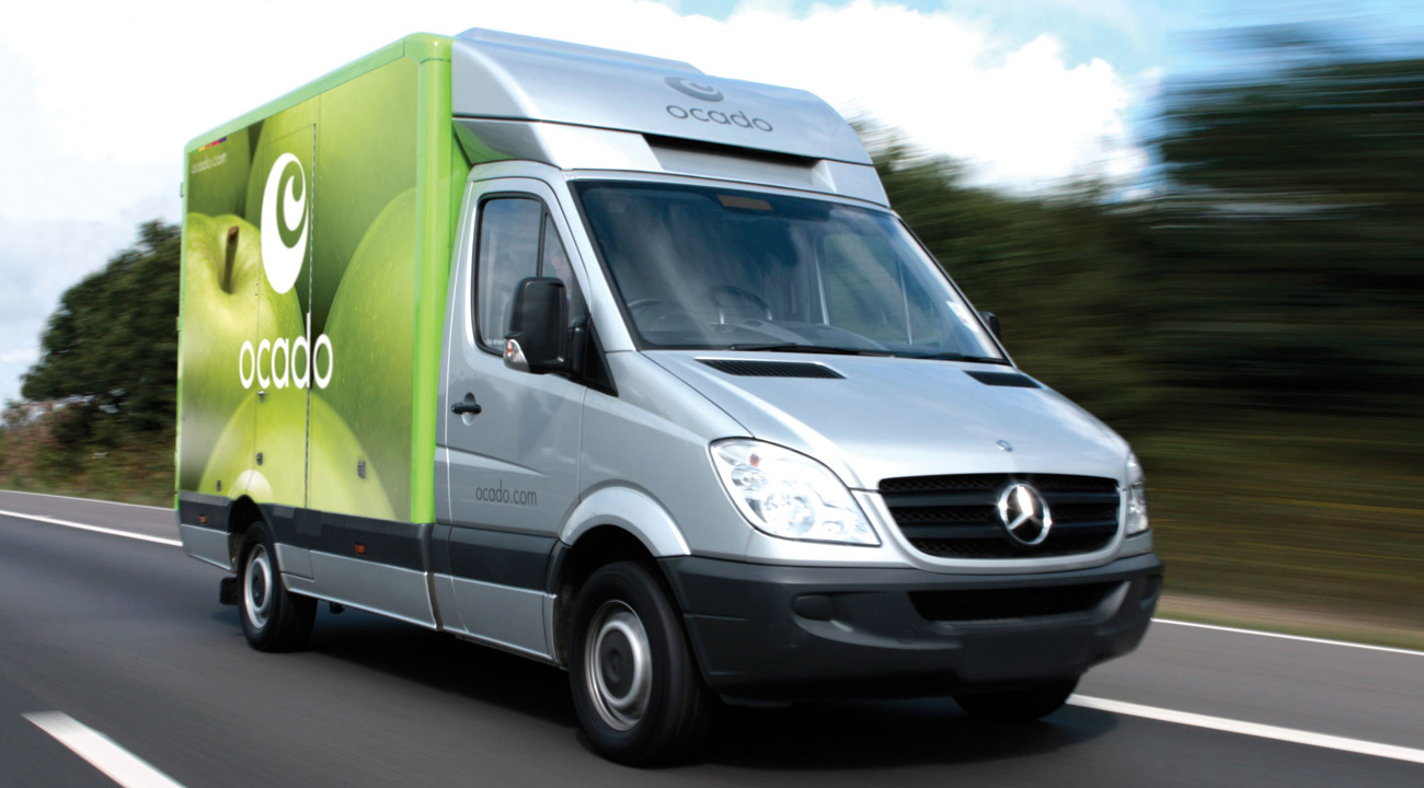 Ocado delivery van